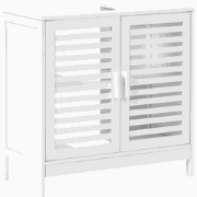 MISSOULA - Wastafelkast - Wit - Bamboehout