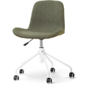 Nout-Fé bureaustoel forestgroen - wit onderstel
