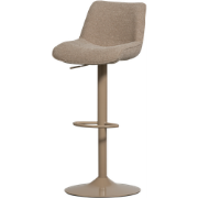 WOOOD Marten In Hoogte Verstelbare Barstoel - Zand - 110x45x50