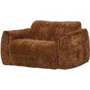 WOOOD Baggy Loveseat - 3D Chenille - Middenbruin - 81x138x101