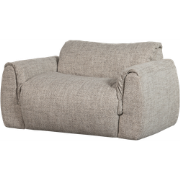WOOOD Baggy Loveseat - Geweven Stof - Naturel Melange - 81x138x101