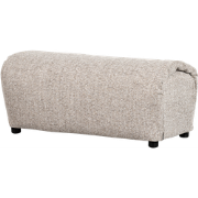 WOOOD Baggy Hocker- Geweven Stof - Naturel Melange - 46x91x50