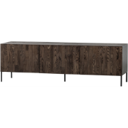 WOOOD Bono Gravure TV Meubel - Essen - Bruin - 56x180x46