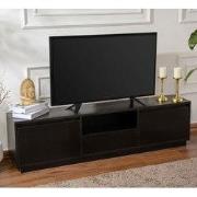 TV Meubel Zwart Melamine Flare 42x160x29,5 cm