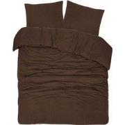 DoubleDry Dekbedovertrek Flanel 100% Zacht Katoen - Lits Jumeaux 240x2...