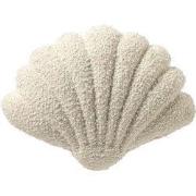 Dutch Decor JULIE - sierkussen 34x45 cm - bouclé - schelpvorm - Snow W...