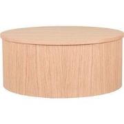 LABEL51 Salontafel Oliva - Naturel - Eiken - 70 cm - Rond