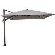 Hawaii Lumen parasol - 300x300 cm - carbon black - zand