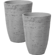 CAMIA - Plantenbak - Grijs - Stenenmix