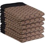DoubleDry Luxe Theedoeken Set - 6 Stuks - 50x70 cm - 100% Katoen - Hog...