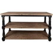 Clayre & Eef Presentatie Tafel 180x100x85 cm Zwart Hout