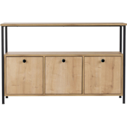3-deurs dressoir met 1 bovenplank L120 cm - SIENNA