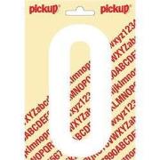 Plakcijfer Nobel Sticker getal 0