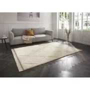 Hoogpolig vloerkleed - Norwalk Scandi - Beige - 200 X 290 CM