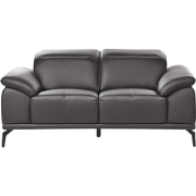 VEJEN - Tweezitsbank - Zwart - Veganistisch eco-leer