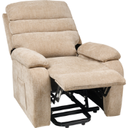 RISE - Relaxfauteuil elektrisch - Beige - Stof