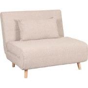 LABEL51 Slaapbank Single - Naturel - Boucle - Single | Naturel Poot