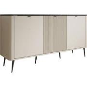 Meubella - Dressoir Mace - Beige - 160 cm