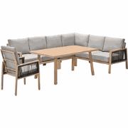 Garden Impressions San Capri lounge dining set 6-delig R incl. stoel -...
