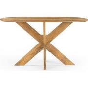 Benoa Eettafel Deens Ovaal Runa met Houten Onderstel 140