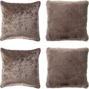 Dutch Decor KUSSENSET - 4-delig - Soft Elegance - 45x45 cm - inclusief...