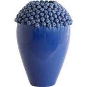 Light&living Vaas deco Ø39,5x57 cm LOVRO keramiek donker blauw