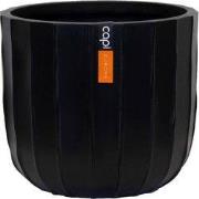 Pot bol Craft 9x8 zwart bloempot