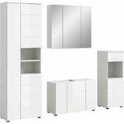 Vira Badkamer 4 Delen Wit Hoogglans