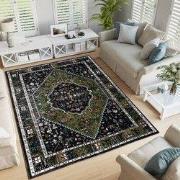 Picasso Paloma Vintage Vloerkleed - Multi / Groen - Laagpolig- 140x200...