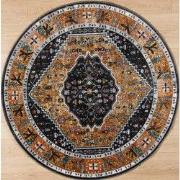 Picasso Paloma Rond Vintage Vloerkleed - Multi / Geel - Laagpolig- 300...