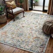 Tapijtenloods Picasso Sarough Vintage Vloerkleed Creme / Beige Laagpol...