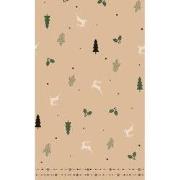 Tafelkleed l138b220 cm natural yuletid