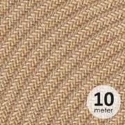 ROL 10 Meter strijkijzersnoer LINNEN 3X0.75mm