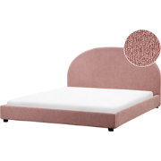 VAUCLUSE - Waterbed - Pastelroze - 180 x 200 cm - Bouclé