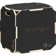 Plyo-box Springbox - zonder scherpe hoeken - multiplex - in hoogte ver...