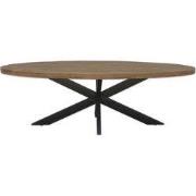 Brix -  Ovale Eetkamertafel -  Mangohout  - 180cm - Bruin