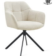 Eetkamerstoel Jesse - Linnen Beige