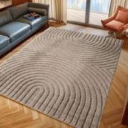 Japandi ART - Scandinavisch Vloerkleed - Laagpolig Effen - Beige- 160x...