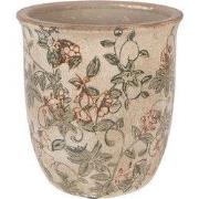 Clayre & Eef Bloempot Ø 15x15 cm Beige Keramiek