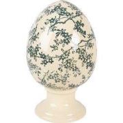 Clayre & Eef Decoratie Beeld Ei Ø 15x24 cm Geel Keramiek