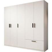 Meubella - Kledingkast Lillian - Wit - 225 cm