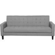 VEHKOO  - Slaapbank 3-zits - Lichtgrijs - Polyester