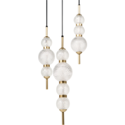 ARAS - Hanglamp - Goud - Glas