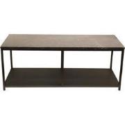 PTMD - Bijzettafel Laco - Grijs - 100x40x40cm