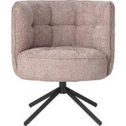 PTMD - Eetkamerstoel Odin - Roze - 67x73x80cm