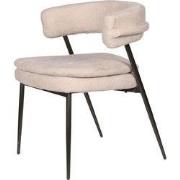 PTMD - Eetkamerstoel Helsinki - Beige - 61x54x79cm
