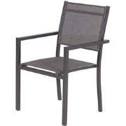 Moon dining fauteuil - carbon black - antraciet