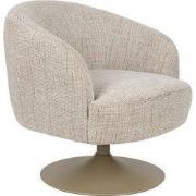 Housecraft Living Renate Fauteuil Draaibaar Beige/ Bruin