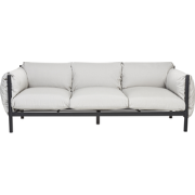 ESPERIA - Tuinbank 3-zits - Lichtgrijs - Aluminium