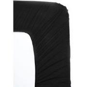 Hotel Home Collection - Jersey Hoeslaken - 160/180x200+30 cm - Zwart